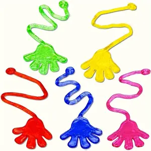 Outdoor sports, stick, stretch, laugh! ️ 10-pack of colorful adhesive sticky sticks - super elastic, sticks to the wall, making every party a blast!