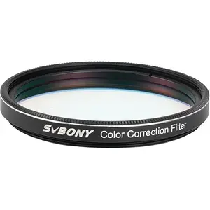 SVBONY SV231 Color Correction Filter, 2 inches Telescope Filter for Moon Planetary Visual and Astrophotography, Correct Edge Chromatic Aberration to Enhance Detail Clarity and Contrast