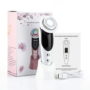 Seven Mode EMS Ion Skin Care Instrument, Facial Beauty Device for Skincare & Treatment, Wrinkle Removal Firming, Microcurrent Rejuvenation Tool