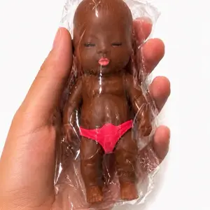 Brown Baby Squishy Stress Relief Toy, Anxiety Relief Product, Decompression Squeeze Item, Sensory Stress Reliever for Calming Touch & Fidgeting