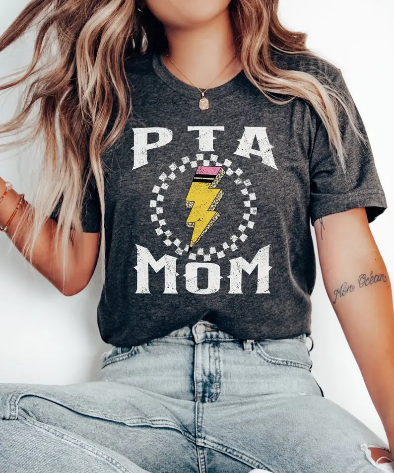 PTA Mom Shirt, PTA Shirt, Parent Teacher Association Tees, Retro Parent Association Team, Back To School T-shirt, Teacher Appreciation Tee