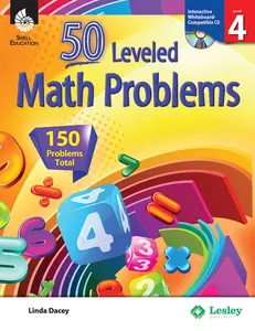 USED-50 Leveled Math Problems Level 4 [With CDROM] by Dacey, Linda (Paperback)