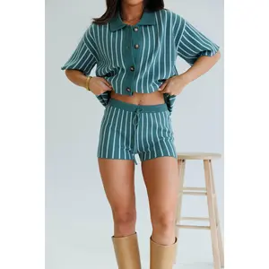 The Palma Striped Shorts