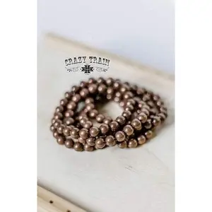 Crazy Train Brass Bullet #21 Arm Candy Bracelet