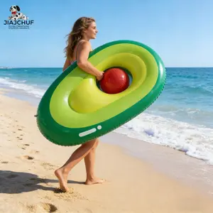 Avocado Floating Raft, Inflatable Pool Floaters, Innovative Design, Perfect for Summer Outings, Pool Parties, Must-Have Summer Accessory