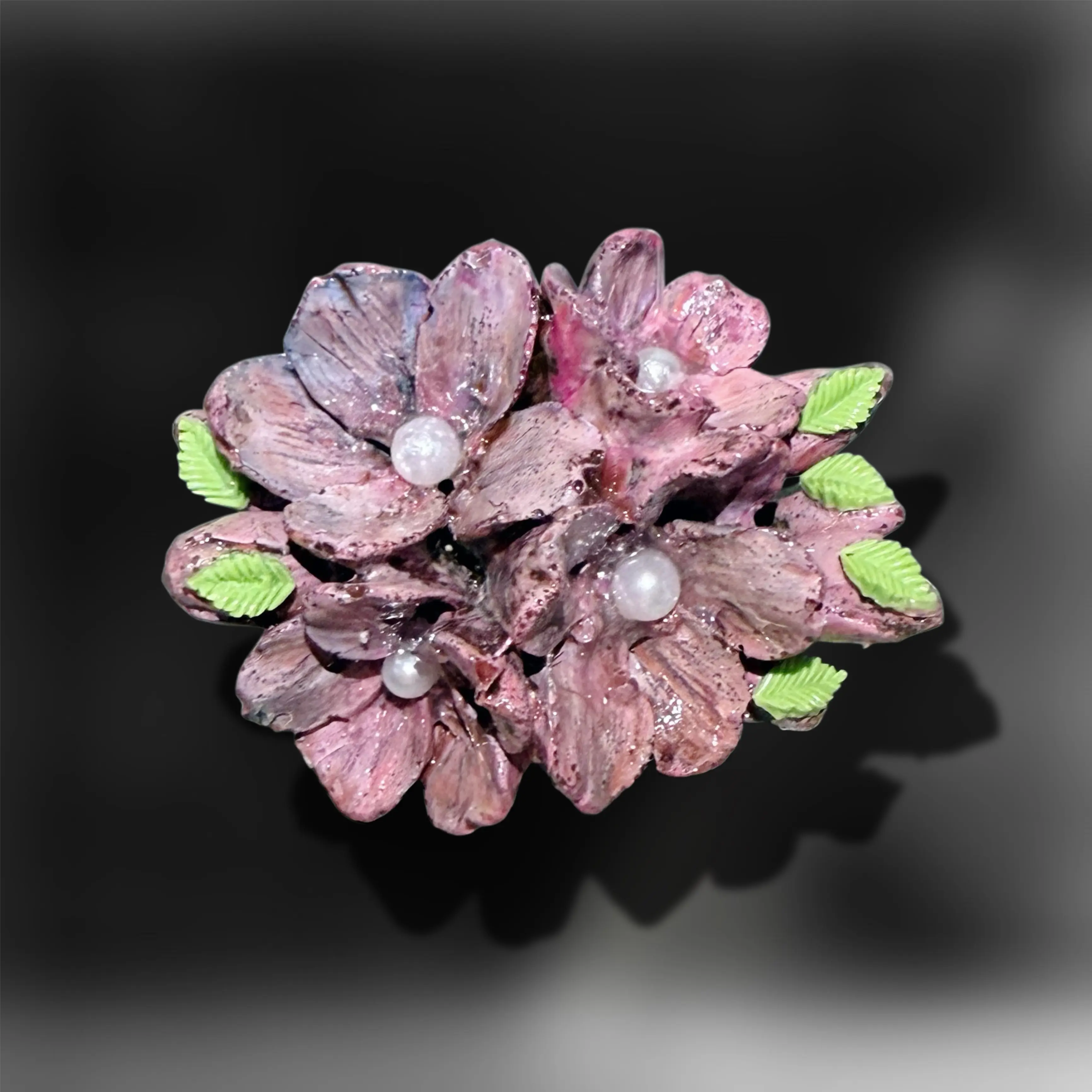 Cabinet Knobs, Handpainted Multicolor Handmade Floral Designs for Door Handles Wardrobe Kitchen or Make Up Cabinets Drawer Dresser Cupboard Pulls