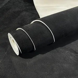 Suede Auto Headliner 95" L * 60" W with Foam Backing - Tube Packaging - Black for Car/Truck/SUV/RV Roof - Home Repair/DIY Headliner