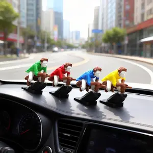 Car Dashboard Ornament, Broomstick  Motion-Activated Drifting Car Decor, Fun Fantasy-Themed Dashboard Toy for Witch & Wizard Fans