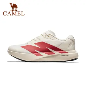 Camel Men's Carbon 5K Outdoor Jogging Sneakers! Ultra - thick Carbon - plate Soles. Breathable & Shock - absorbing. Perfect for Casual Runs!