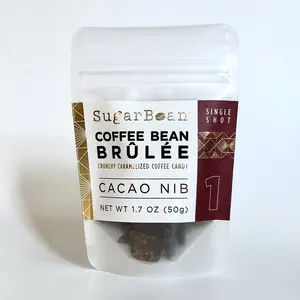Coffee Bean Brulee Coffee Candy | Cacao Nib Single Shot | Confection | SugarBean