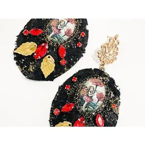 SPANISH EYES Large Hand Made Earrings