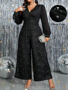 Elegant V-Neck Long Sleeve Top Set, Slimming Waist Design, Versatile Daily Wear, Perfect for Commuting, Women's Fashion