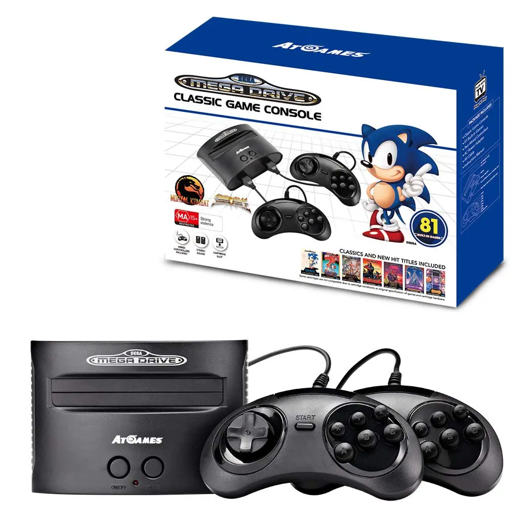 AtGames Genesis Classic Game Console with 81 Classic Games Built-in