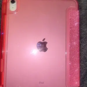 INFILAND Compatible with iPad Case, Glitter Cover with Sparkly Clear Back, Pencil Holder, for Kids Girls Computer Tablet Casing Protection Protective
