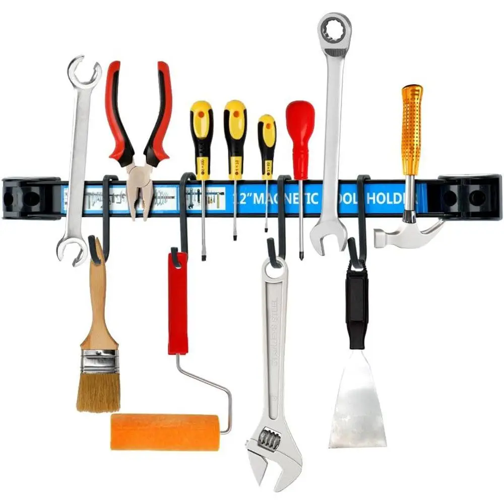 Magnetic Tool Holder, 1 Count Hardware Tool Strong Magnetic Storage Strips, Hardware Tool Supplies for Industrial