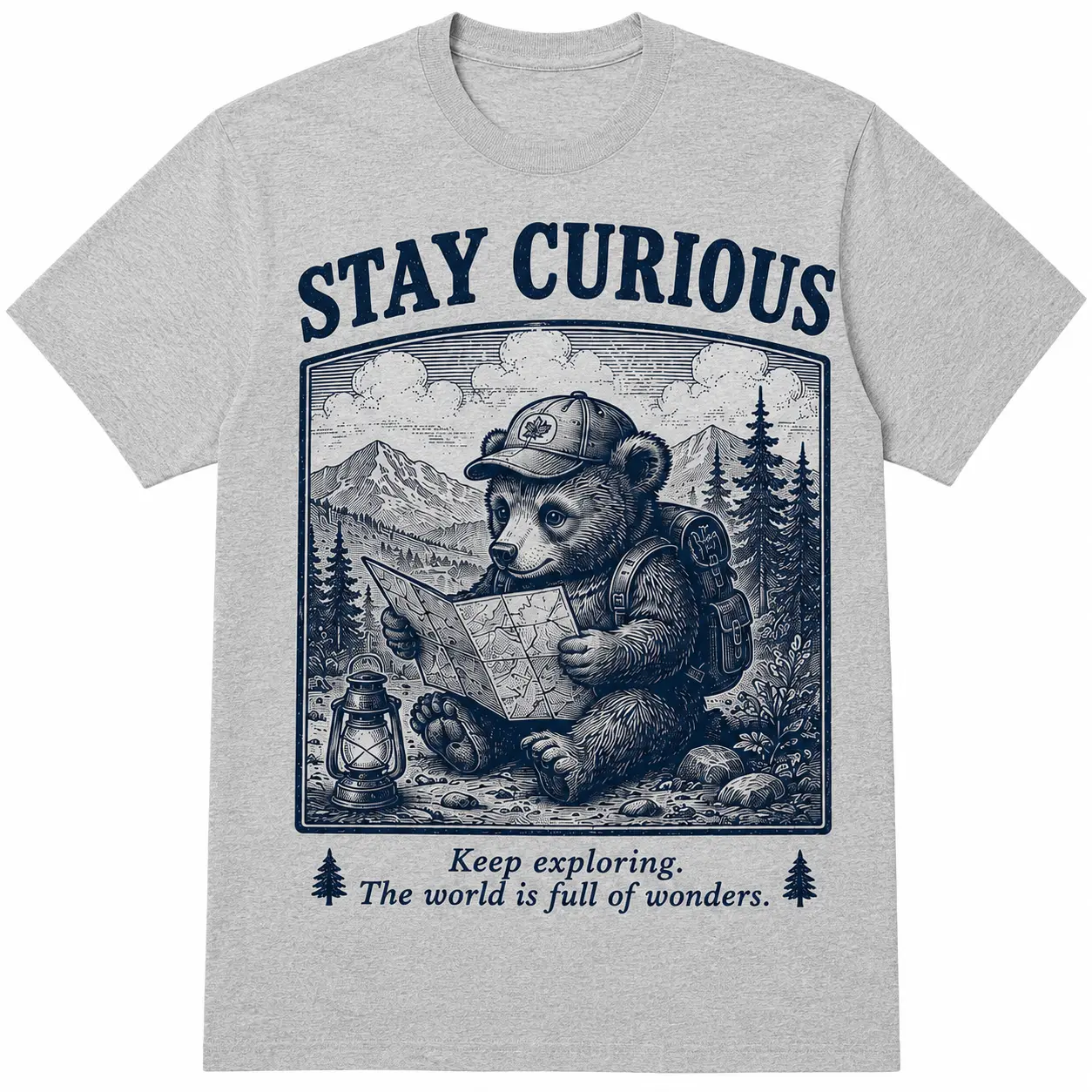 Comfort Colors Vintage Bear Explorer Shirt