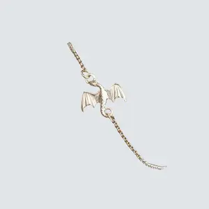 A Delicate Dragon Design Bracelet - Boho Style 2.16 Inch Alloy for Daily Wear and Summer Celebrations