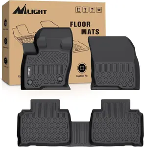 Nilight TPE Floor Mats for Ford Edge 2015 2016 2017 2018 2019 2020 2021 2022 2023 2024,All Weather Custom Fit Heavy Duty Floor Liners Protector Black Car Accessory dealsforyoudays