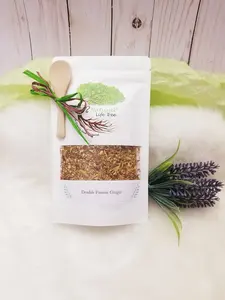 Organic Doble Fanatic Ginger Losse Leaf Tea - Herbal Beverage with Ginger Flavor