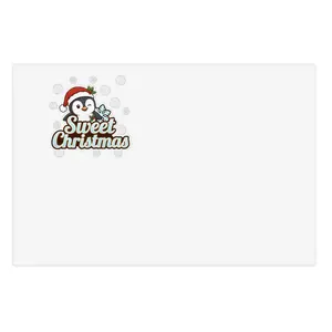 Cute Penguin Christmas Stickers Sticker Sheet Bundle, 10pcs | Festive Holiday Penguin Decals