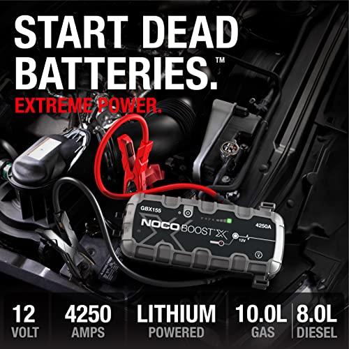 NOCO Boost X GBX155 4250A Jump Starter for 10.0L Gasoline and 8.0L Diesel Engines