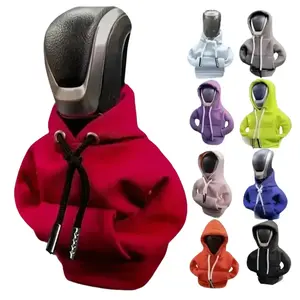 Mini Car Gear Shift Cover Hoodie Car Gear Shift Cover, Interior Accessories Shift Knobs Fashionable Shirt Trim