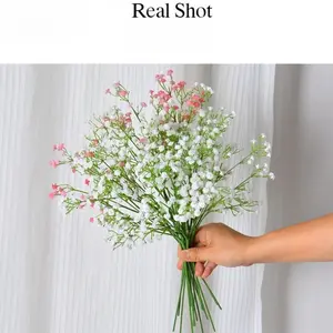 1200 Artificial Baby's Breath Flowers = 40 Bunches. Perfect for Weddings, Engagements, Home and Office Decor, Diy Floral Arrangements, and Wedding & Home Celebrations. Suitable for Year-round Decorative Use