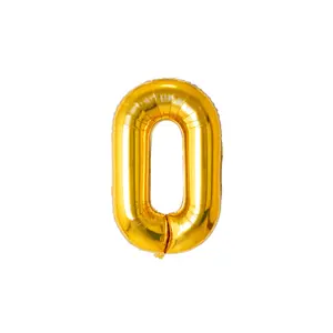 Jumbo Gold Number Balloon