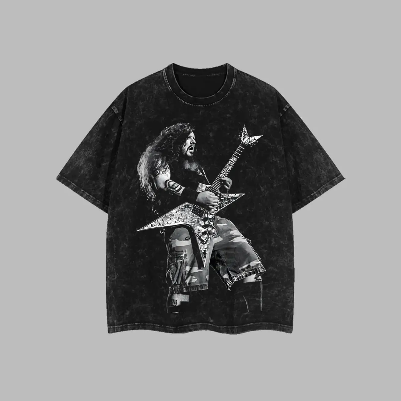 [$$$MANLIFE] Pantera Dimebag Darrell Guitarist  Retro Unisex Washed T-Shirt – Pantera Band 100% Heavyweight Cotton, 90s Records Rock Groove Metal Cotton Tee, Groove Metal Rock Band Shirt, Oversized Vintage Tee, Heavy Metal Merch, Gift for Rock Fans PGO