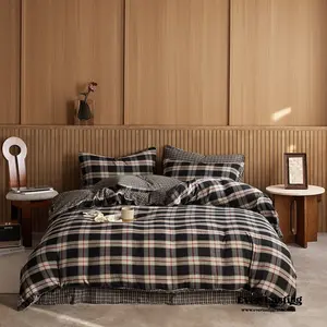 British Vintage Plaid Bedding Bundle