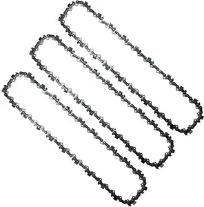3PC 12 Inch Chainsaw Chains, Replacement Chain for Dewalt 20V DCCS620B, DCCS620P1 Electric Chainsaw Chains - 3/8'' .043'' 45 Drive Links