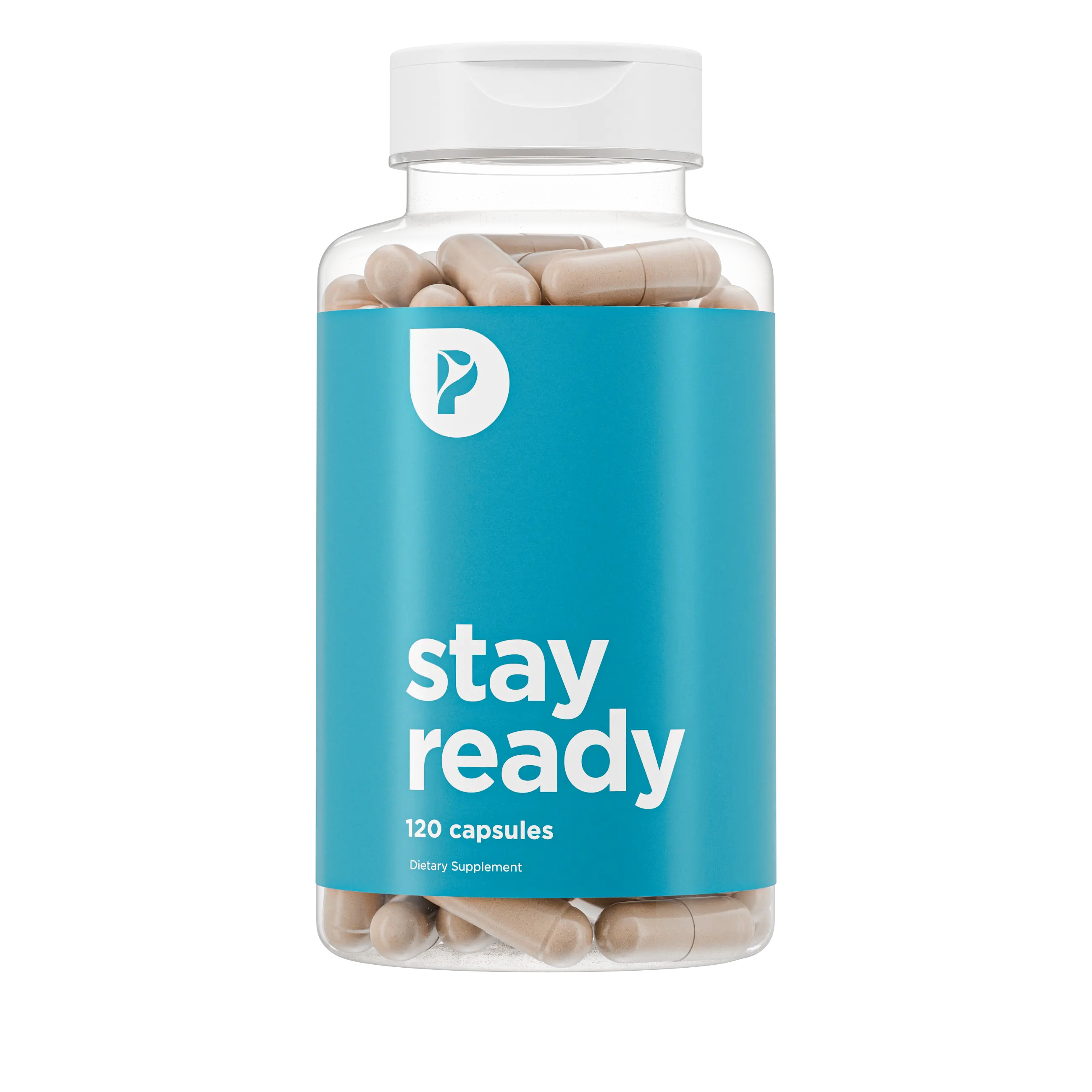 Stay Ready Fiber Capsules | Gut & Cleanliness Support | Helps Promote Digestive Regularity | Psyllium Husk, Aloe Vera, Chia Seeds, Flaxseeds | Proprietary Formula