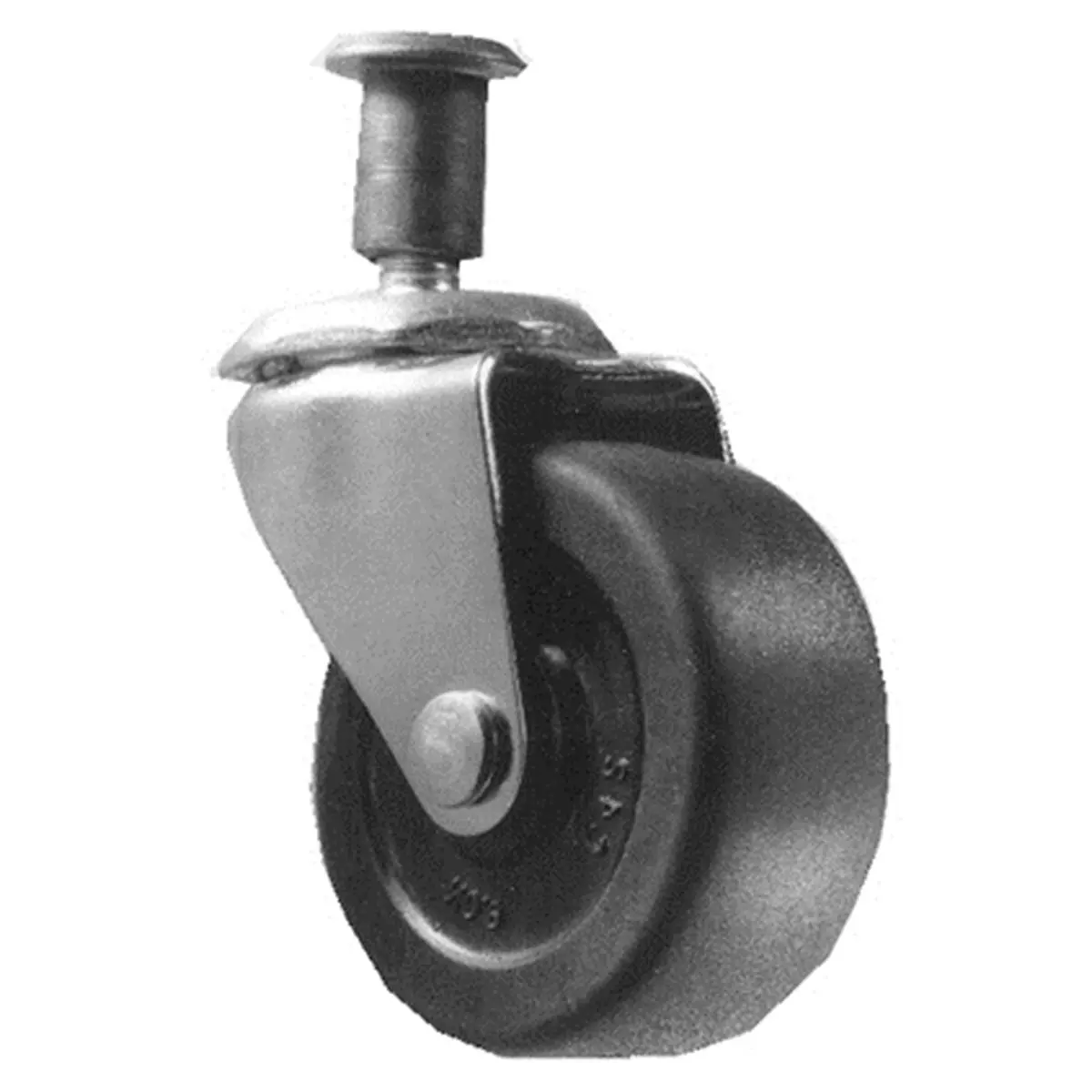 212 MAIN 2 in. Oil-Resistant Swivel Rubber Replacement Wheel, Compatible with Lisle Corporation LS96132 Steel Creeper for Sailing Water Sports, Swivel Wheels