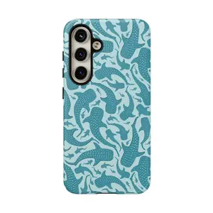 Whale Shark  Phone Case |   Ocean Sea |   Phone Case For iPhone 16 15 14 13 12 Samsung Galaxy |   Blue Compatible with Samsung Galaxy S25