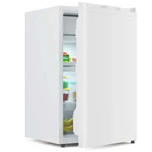 【GARVEE】4.3 Cu.Ft Mini Fridge With Freezer, Compact Single Door Mini Refrigerator With 7-Setting Temperature Control, Removable Shelves & Crisper Drawer for Bedroom, Office, Dorm, RV