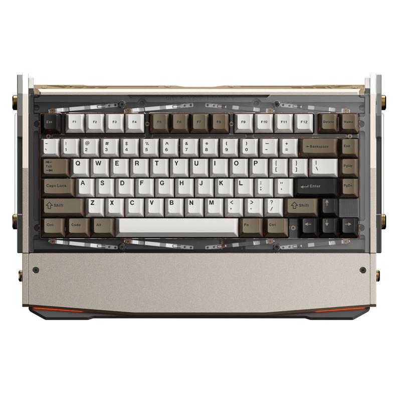 Black Diamond 75 V2 Mechanical Gaming Keyboard, 2.4G Wireless Low Latency, Leaf Spring Mount, Superb Typing Flex & Comfort, Custom RGB