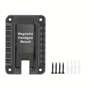 Quick-release Magnetic Gun Holder Concealed Installation Secure Storage for Cars Trucks Walls Desktops