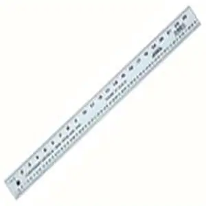 212 MAIN Johnson Level & Tool J48 Dual-Sides Aluminum Straight Edge Rule, 48 in.