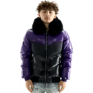 Jordan craig two tone bubble fur jacket