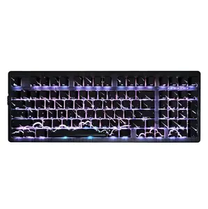 ZORNHER ZH980 Wireless bluetooth Mechanical Gaming Keyboard,95% Black hot swappable custom mechanical feel computer keyboard,rapid trigger keyboard,clickykeyboard,RGB Backlit,2.4GHz/USB-C/BT5.0
