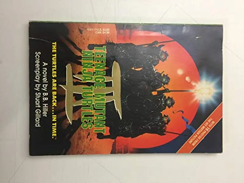 USED Book - Teenage Mutant Ninja Turtles III by B.B. Hiller (Paperback) - english