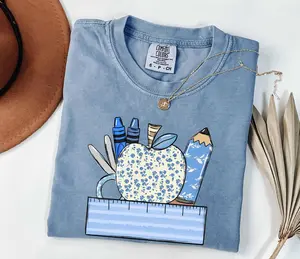 Comfort Colors Teacher Shirt, Personalized School Gift