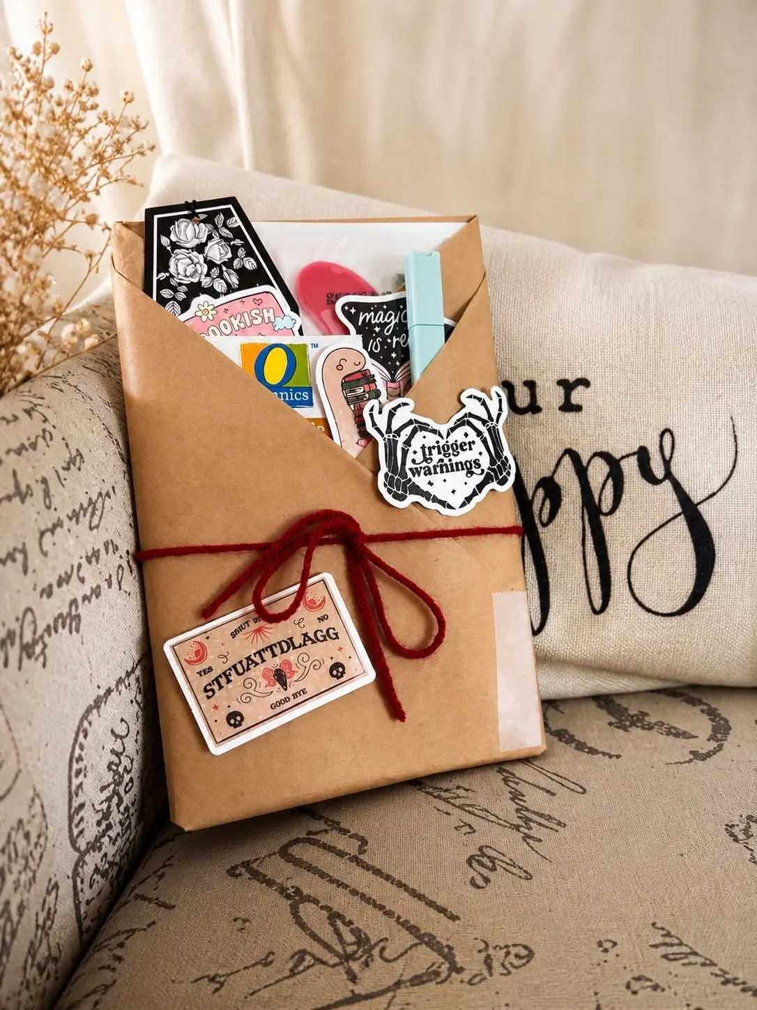 Mystery Blind Date with a Book Box - A Book with All kinds of Great Swag