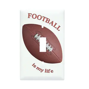 Decorative Light Switch Cover Sports  4.5" X 2.76"