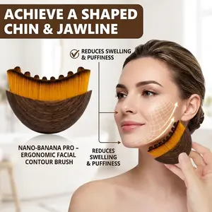 Contour facial brushl massage|Lymphatic Drainage Tool for Face & Neck |Lifting Tightening |Skincare Massage |