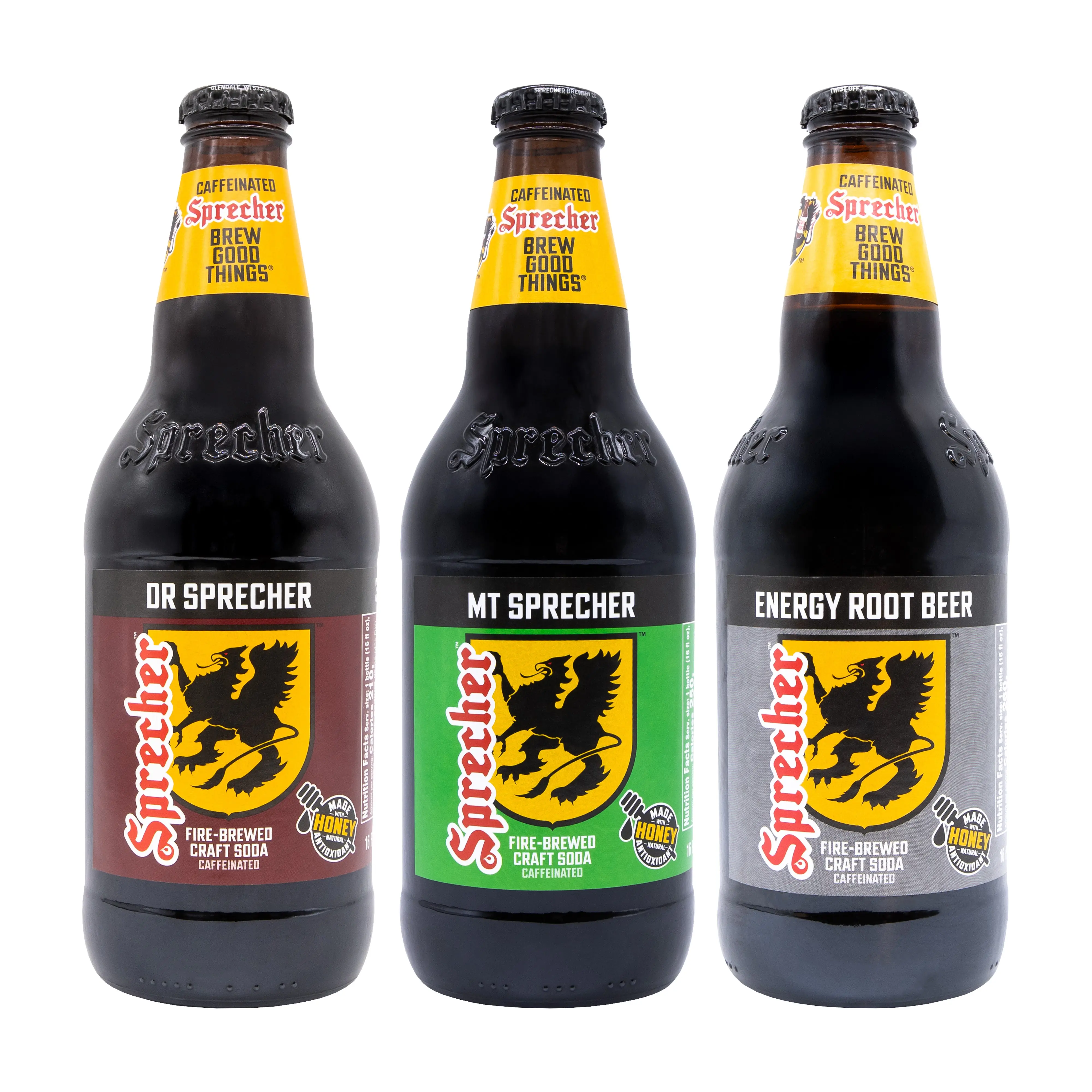 Sprecher Caffeinated Soda Variety - 12 Pack