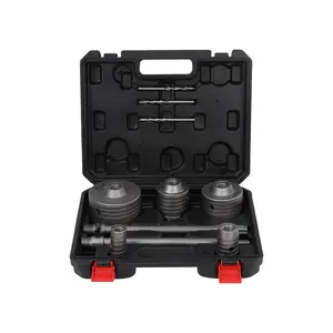 9 count Concrete Hole  Kit with SDS Plus & Max Shank Masonry Hole  with 30/40/65/80/100mm Concrete Drill bit Set for Masonry Brick Cement Stone Wall Drilling