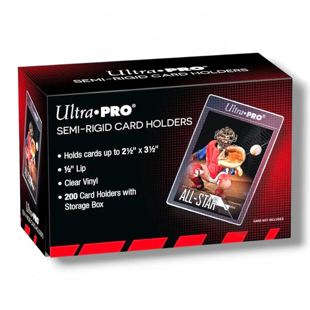 Ultra Pro Card Saver Semi Rigid 1/2-Inch Lip Sleeves 200ct