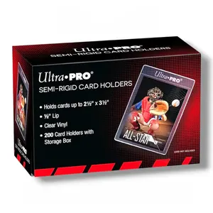 Ultra Pro Card Saver Semi Rigid 1/2-Inch Lip Sleeves 200ct