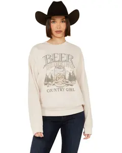 Youth In Revolt Women's Beer Drinking Sweatshirt - Ya470a-F258-S6537